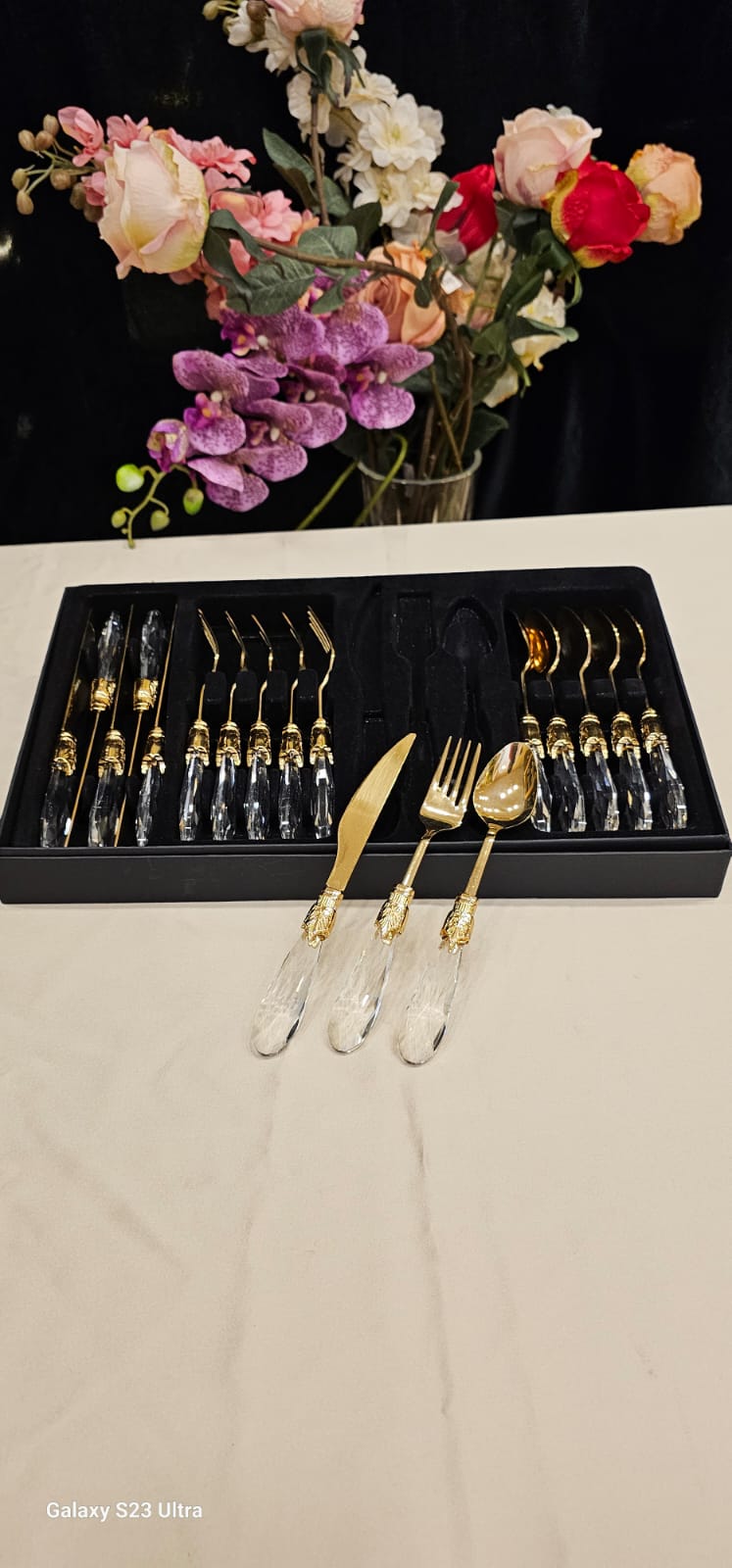 18 PARÇA DAMLA MODEL TATLI SETİ GOLD